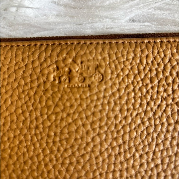 Coach Tan Leather Wristlet - Picture 6 of 16